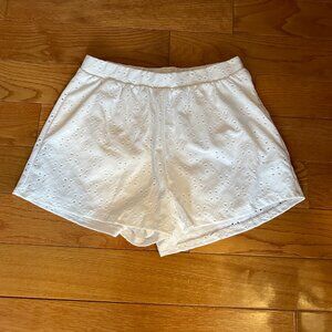 Charlotte Russe White Eyelet Shorts